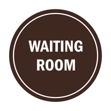 Signs ByLITA Circle Waiting Room Sign